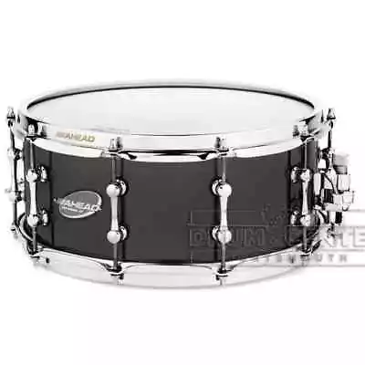 Ahead Black Chrome On Brass Snare Drum 14x6 W/Trick Throw-Off • $461.99