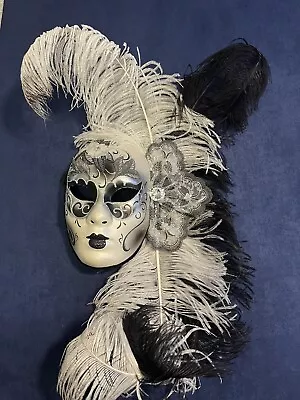 Venezia Mask Authentic La Maschera Del Galeone Hand Painted In Venice Italy • $70