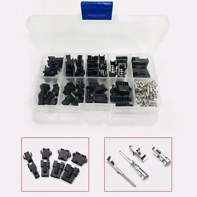 200pcs 2/3/4/5Pin Male Female JST SM Jumper Header Housing Wire Connector Kit ST • $7.89