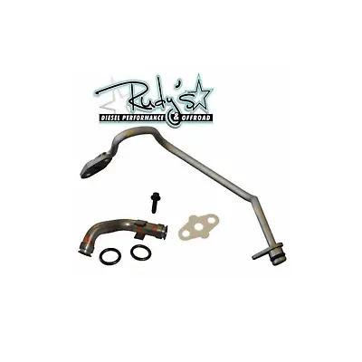 Updated Turbo Feed & Drain Line Tube For Ford 6.0L Powerstroke F250 F350 F450 • $69.95