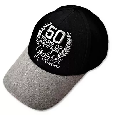 CAP Team Members Formula One 1 McLaren 50 Years Grand Prix Racing F1 NEW! Black • £10