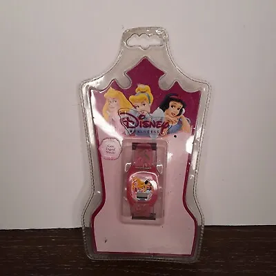 $0.99 • Buy NWD Disney Princess Pink Floral Band Digital Watch 