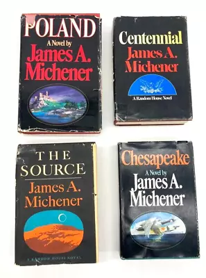 James A. Michener HC Vintage Book LOT: Centennial Poland Chesapeake The Source • $45.45