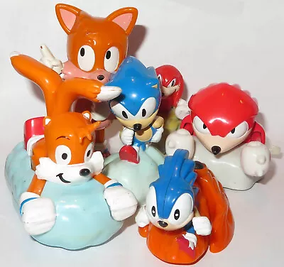 £18.99 • Buy 6 1993 - 1998 Sega Sonic The Hedgehog Burger King Mcdonalds Toys Tails Knuckles