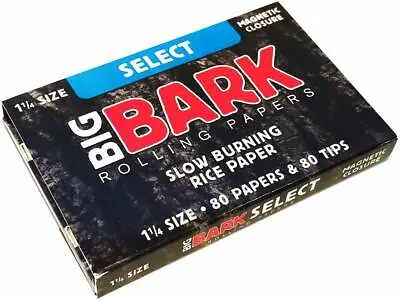 $6.95 • Buy 1 Select Big Bark Roll Your Own Cigarette Slow Burning Rice Rolling Papers 6401