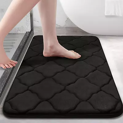 Memory Foam Bath Mat Rug 24X16 Ultra Soft Non Slip And Absorbent Bathroom Rug  • $13.52