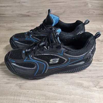 SKECHERS Shape Ups Sneakers Shoes BKBL Women's US Size 9.5  SN12320 • $37.94