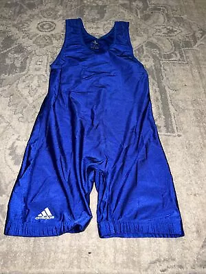 Adidas Blue Singlet-Wrestling/Lifting/MMA Size Small MENS • $25