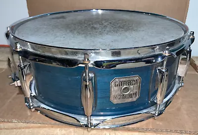 GRETSCH SNARE DRUM BLUE / TEAL 14  X 5  • $155.42