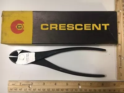 VINTAGE 8  Crescent Bent Nose Flush Cutting Pliers With Original Box No. 541 • $18.95