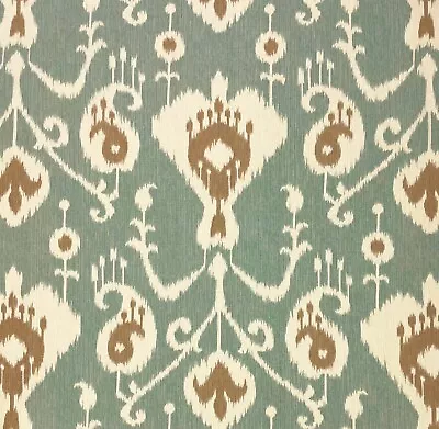 Magnolia Home Java Ikat Spa Blue 100% Multipurpose Cotton Fabric By Yard 54 W • $9.99