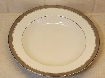 Palatial Platinum Soup Salad Bowl By Mikasa Fine China L3235 Retired 8 1/2  • $13.99