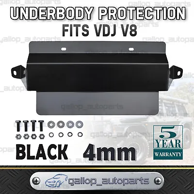 Front Bash Plate For Toyota Landcruiser VDJ 76 78 79 V8 Black Radiator Guard 4mm • $175