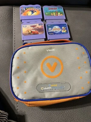 $20 • Buy Vtech V-Smile Games Cartridges Lot Of 4 Kids Games With Case