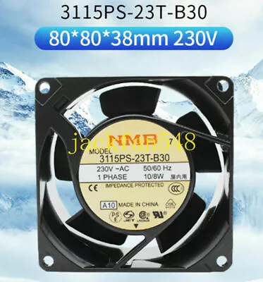 3115PS-23T-B30 8CM 8038 220V 10/ 8W High Temperature Resistant AC Fan • $43.80