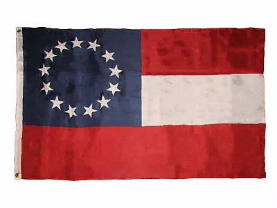 3x5 Stars And Bars First National 13 Southern States CSA Civil War Flag 5X3 100D • $11.88