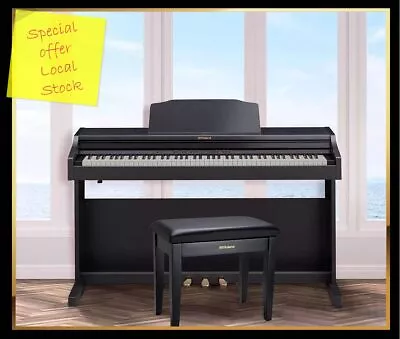 $3199.98 • Buy Roland RP500 Black Digital Piano + Matching Bench + Roland Headphones - 88 Keys