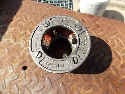 $35 • Buy Ridgid 111-R Pipe Threader 1 1/4 Inch Die,,,  Has 1 Chipped Tooth 111r