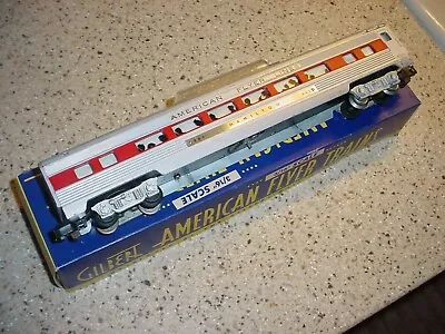 Gilbert American Flyer #962 HAMILTON Red Stripe Vista Dome Passenger Car • $38