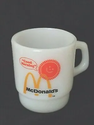 £23.07 • Buy Vtg Anchor Hocking FIRE KING Good Morning McDonald's Coffee Mug Cup Made In USA