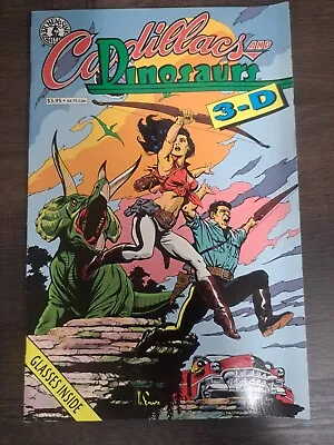 CADILLACS AND DINOSAURS 3-D 3 Issue 1 (Jul 1992 Kitchen Sink) W/ 3-D Glasses • $15.90