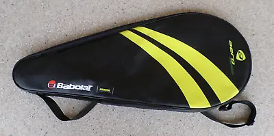 Babolat Aero Series Tennis Racquet Bag With Shoulder Strap Black Yellow • $14.95