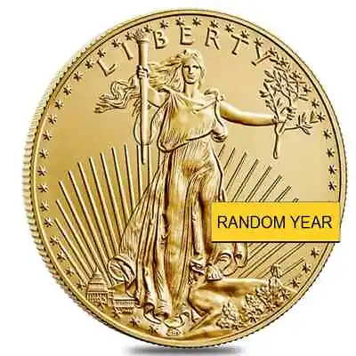 1/4 Oz Gold American Eagle $10 Coin BU (Random Year) • $620.94