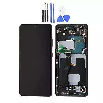 OLED Display Touch Screen Digitizer Frame For Samsung Galaxy S21 Ultra G998 • $289.19