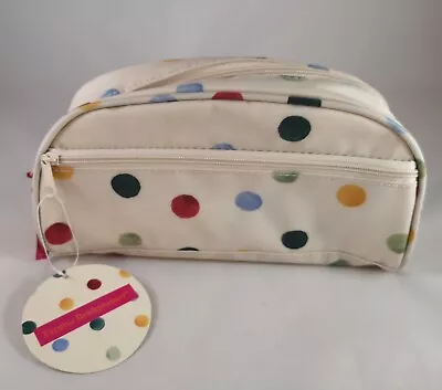 £24.99 • Buy Emma Bridgewater Medium Pencil Case Make Up Bag Classic Cream Spots Polka Dot