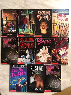 R.L. Stine ASSORTED Teen Novels PER BOOK (Goosebumps) ONLY 4 LEFT! • $18