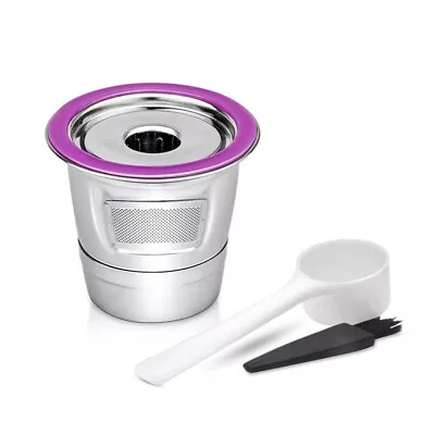 Stainless Steel Coffee Capsule Cup Reusable K Cup For  2.0/1.0  Plus1063 • $9.49