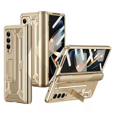 For Samsung Galaxy Z Fold5 Fold4 Fold3 Fold2 Hinge Case Screen Protector Stand • $10.99