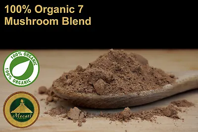 Mushroom Powder Blend 100% Certified Organic 7 Functional Mushroom Supplement • $549.99