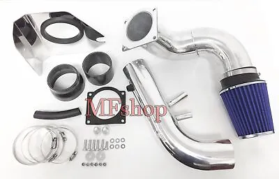 Blue For 1996-2004 Ford Mustang GT 4.6L V8 Heat Shield Cold Air Intake + Filter • $68