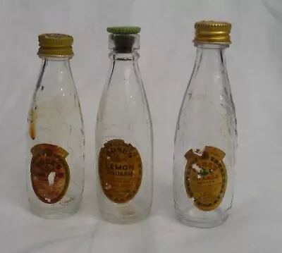 Roses Cordial Vintage Miniature Bottles - Set Of Three • £5