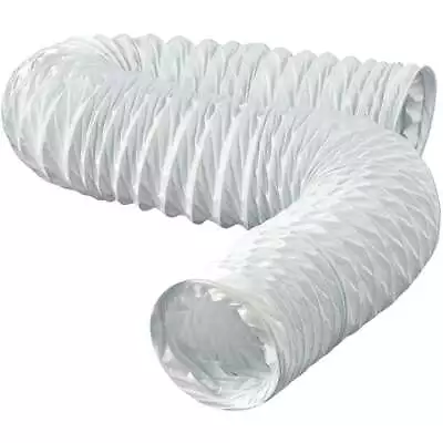 Dundas Jafine 3 In. Dia X 8 Ft. L White Vinyl Flexible Ducting FD38EZW Pack Of • $65.87