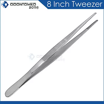 Thumb Dressing Forceps 8  Serrated Tweezers Surgical  • $7.05