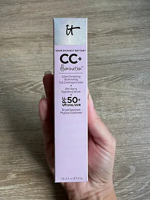 IT CC Illumination Cream SPF50+ Your Skin But Better 32ml Light Or Medium Shades • £3.99