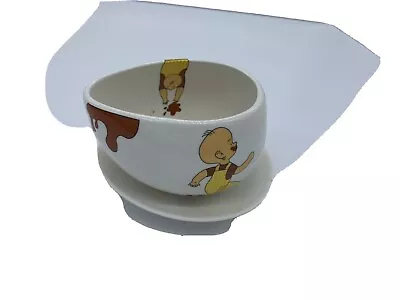 Max Brenner Hug Mug Chocolate By The Bald Man Cup With Plate • $10.97