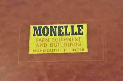 Vintage Monelle Farm Equipment And Building's  Catalog Salesmen's 1955 • $59