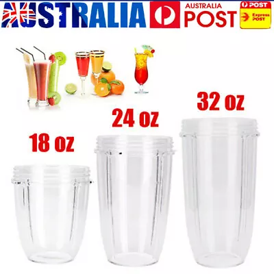 18/24/32OZ Clear Tall Magic Juicer Cup Mug For NutriBullet Nutri Bullet Blender • $13.89