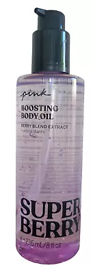 New Victoria's Secret PINK Super Berry Boosting Body Oil 8 Fl Oz • $15.75