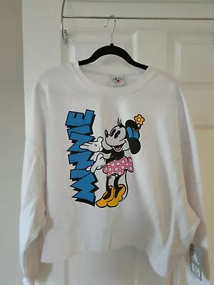 Disney Women Minnie Mouse Sweatshirt Size M Fits UK 14 - 16 • £20