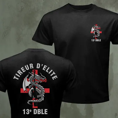 $24.99 • Buy FFL French Legion Etrangere Tireur D'elite 13e DBLE Sniper Army Logo T-shirt