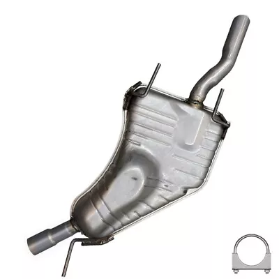 Exhaust Muffler Curved Tailpipe Fits: 1999-2003 Saab 9-5 2.3L Turbo • $129.74