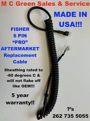 New Fisher Fish Stik Snow Plow 6 Pin Handheld Controller Super Hd Cable 96437 • $89.95