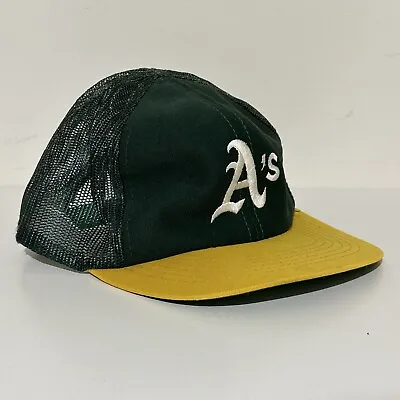 Vintage 70s Sports Specialties Oakland Athletics Mesh SnapBack Hat A’s B • $19.99