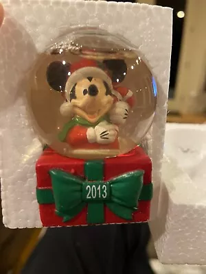 Disney Mickey Mouse Miniature Water Snow Globe JCPenney JCP 2013 Exclusive NIB • $6