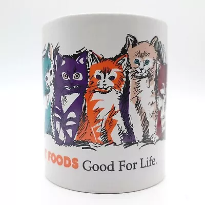 IAMS Cat Food  “Good For Life” Coffee Cup Mug Multicolored Cats Kitties Pets • $9.09