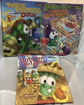 Veggie Tales Books Lot • $21